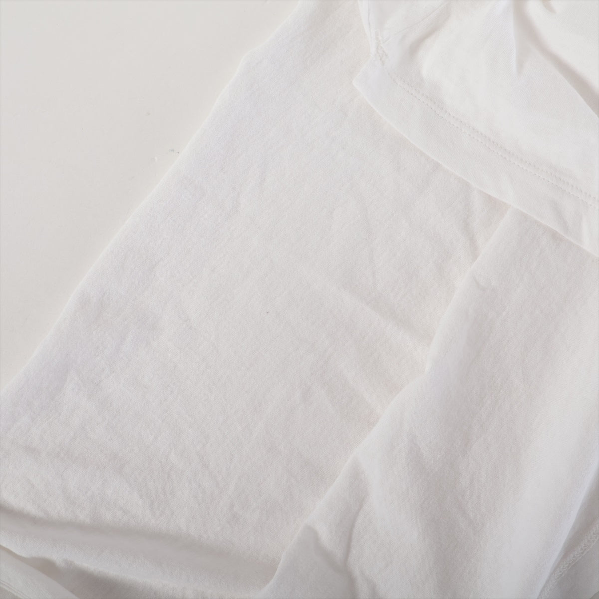 サンローランパリ 18年 コットン Tシャツ S メンズ ホワイト  505583 穴空き有