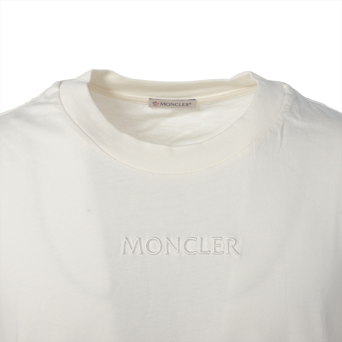 モンクレール 22年 コットン Tシャツ M メンズ ホワイト  H20918C00032