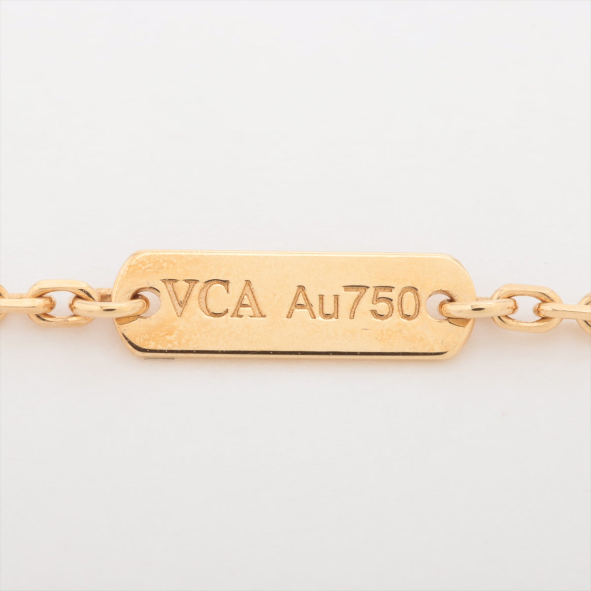 ヴァンクリーフ&アーペル ヴィンテージアルハンブラ シェル ネックレス 750(YG) 5.1g VCARA45900