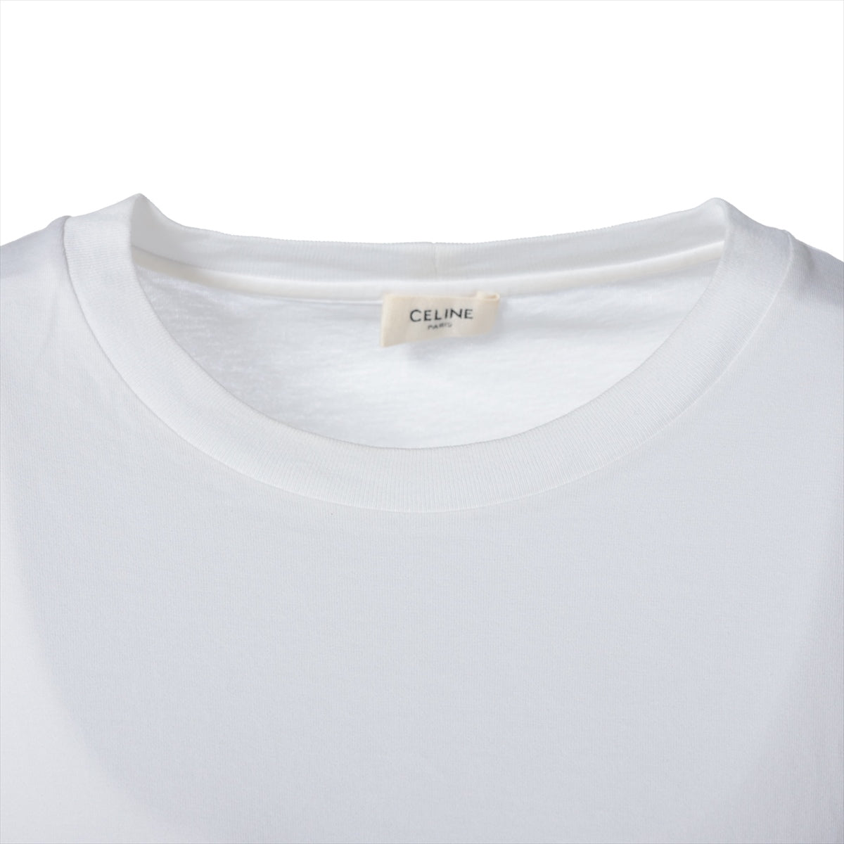 セリーヌ エディ期 コットン Tシャツ L メンズ ホワイト  2X687501F