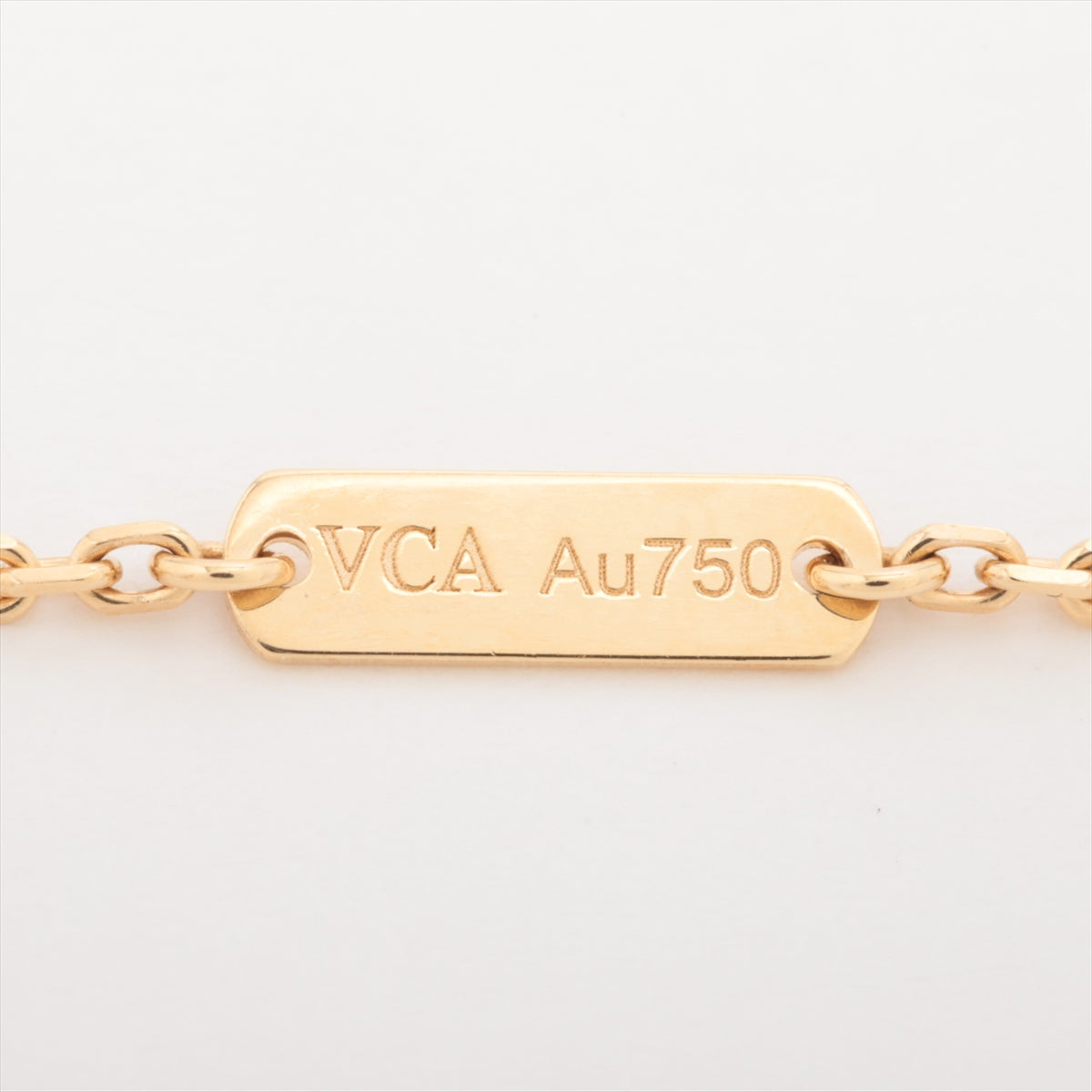 ヴァンクリーフ&アーペル ヴィンテージアルハンブラ シェル ネックレス 750(YG) 5.3g VCARA45900