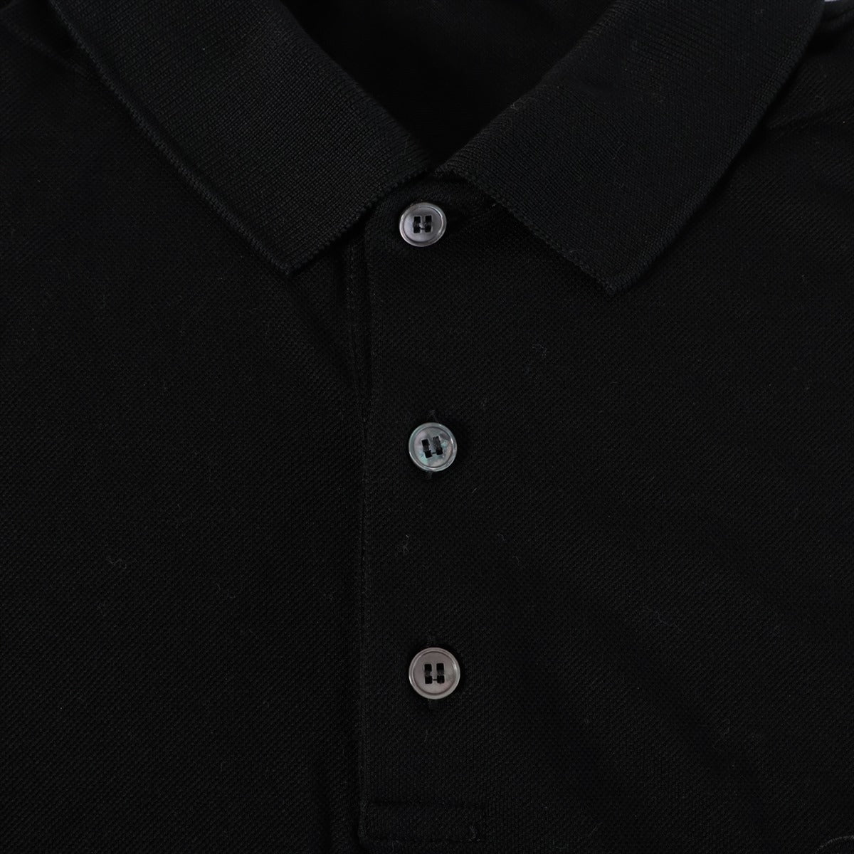 ルイヴィトン 23AW コットン ポロシャツ M メンズ ブラック  RM232Q