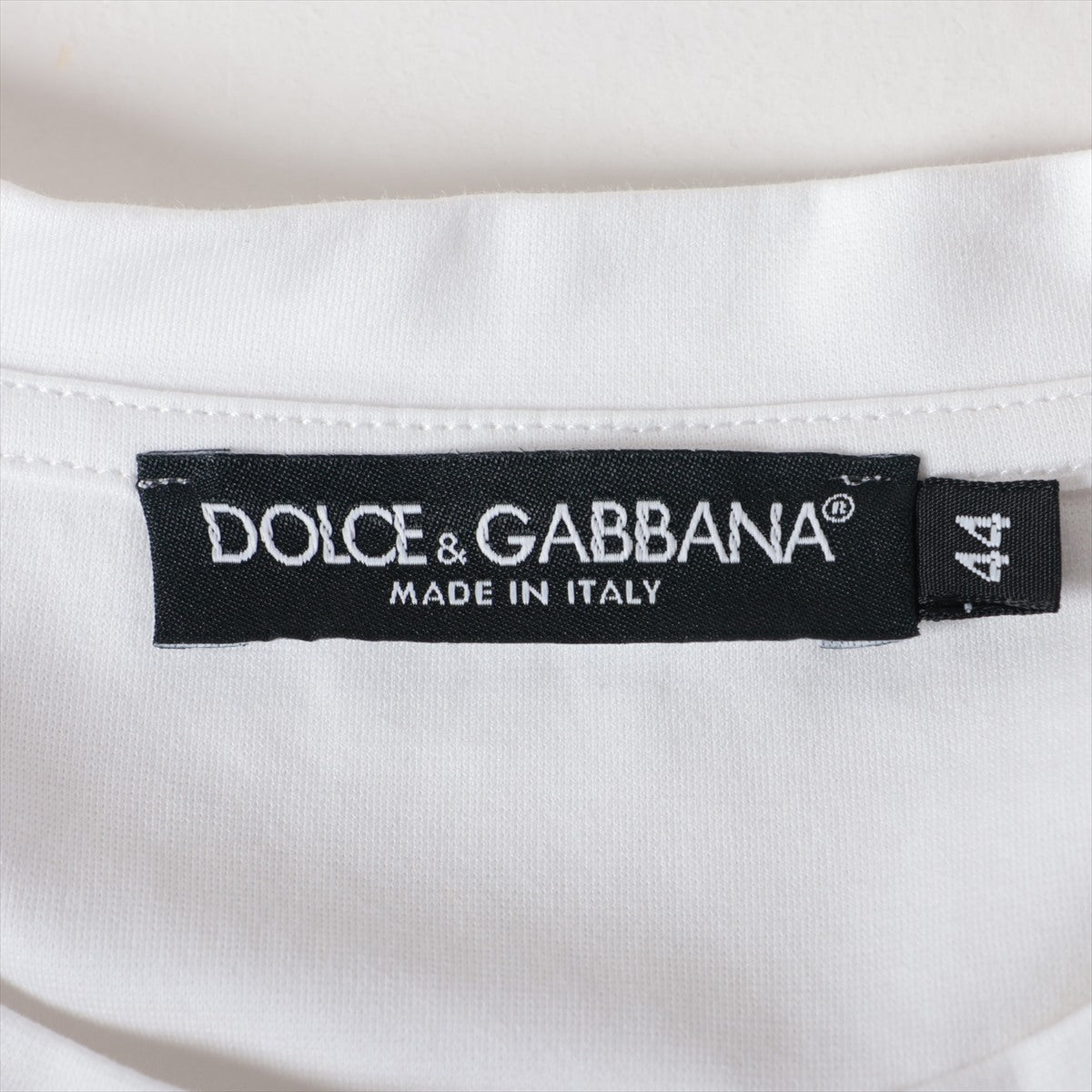 ドルチェ&ガッバーナ コットン×ナイロン Tシャツ 44 メンズ ホワイト