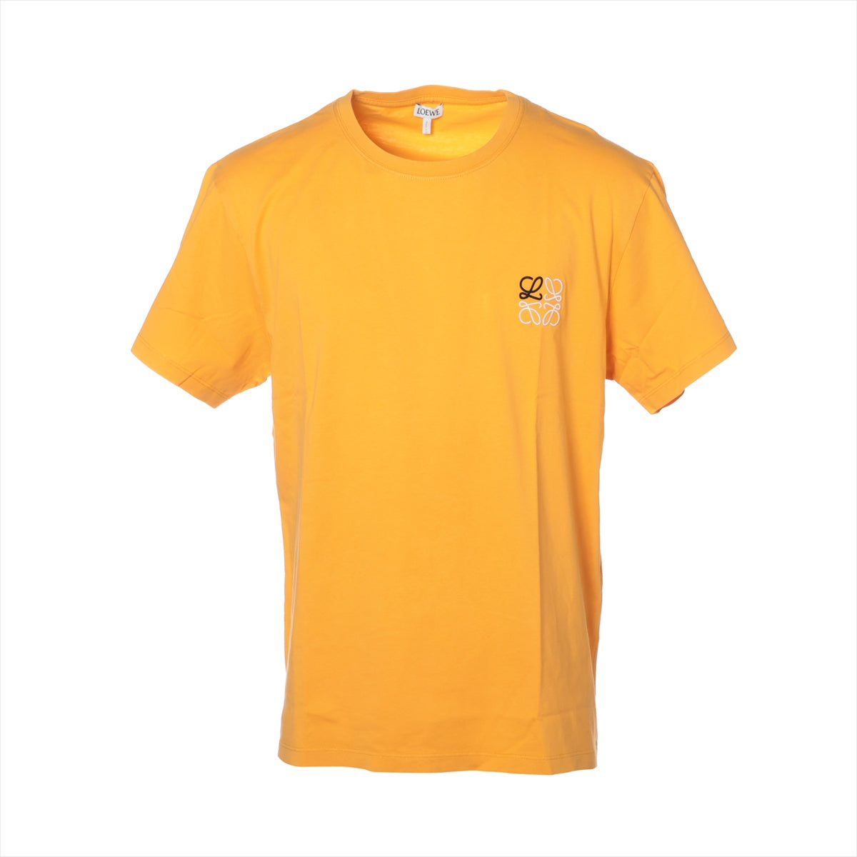 ロエベ アナグラム コットン Tシャツ XL メンズ オレンジ  H526341XAI