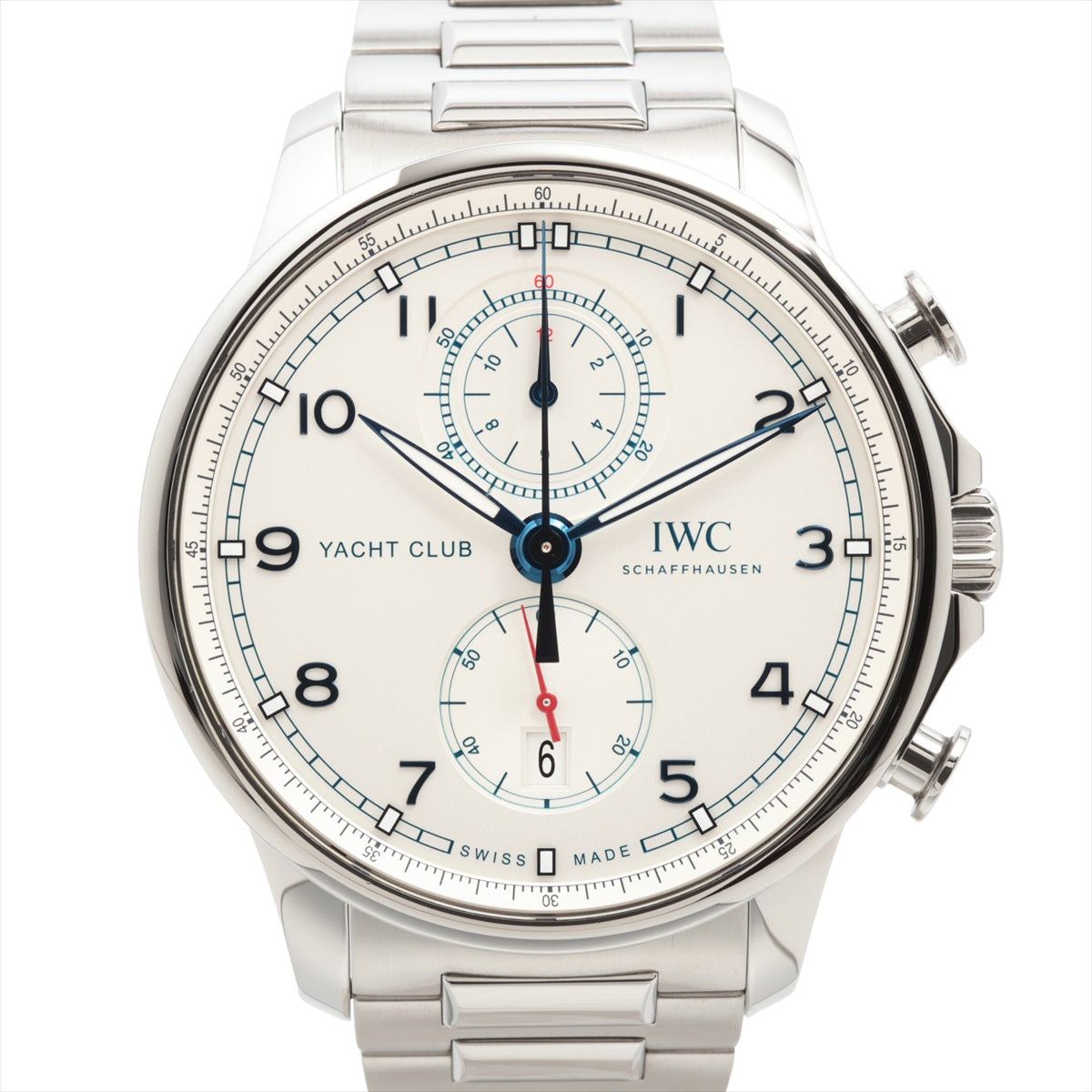 IWC ポルトギーゼ ヨットクラブ IW390702 SS AT シルバー文字盤 あまりごま1