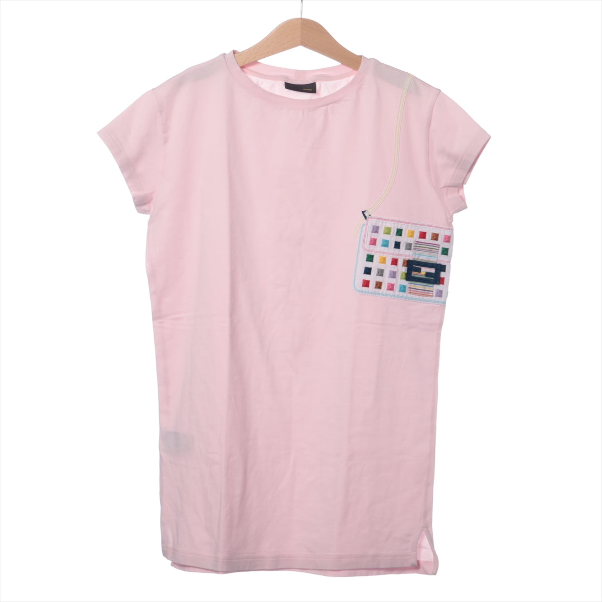 フェンディ コットン Tシャツ 10A キッズ ピンク