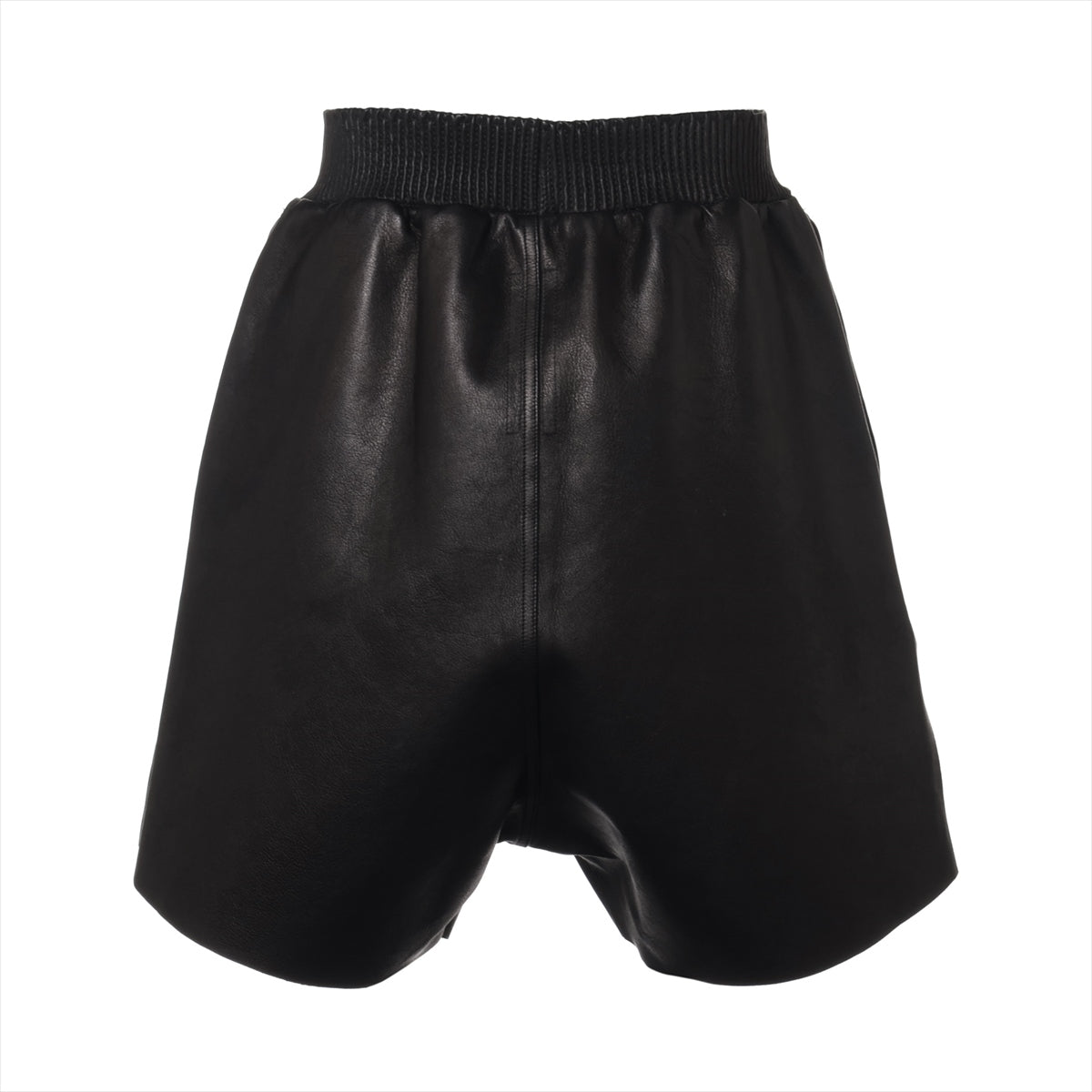 リックオウエンス 21AW レザー ショートパンツ IT48 メンズ ブラック  RR02A5305 Penta Shorts