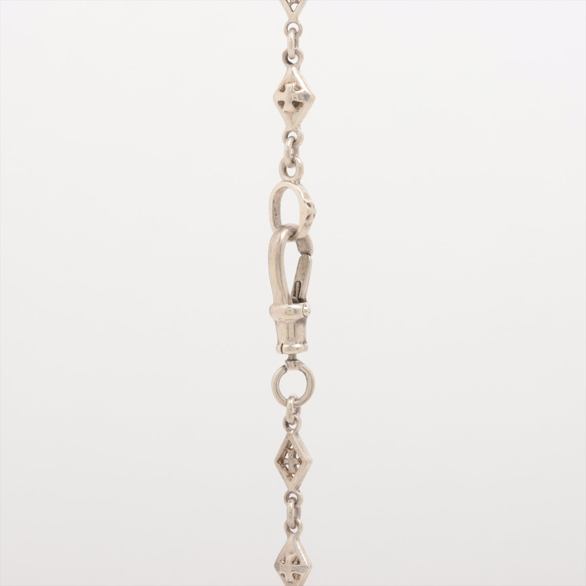 ローリーロドキン ネックレス 925 18.5g MIX DIAMOND SHAPED / CROSS OPEN / SOLID LINK CHAIN