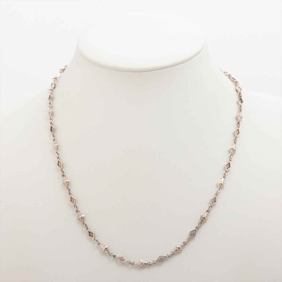 ローリーロドキン ネックレス 925 18.5g MIX DIAMOND SHAPED / CROSS OPEN / SOLID LINK CHAIN