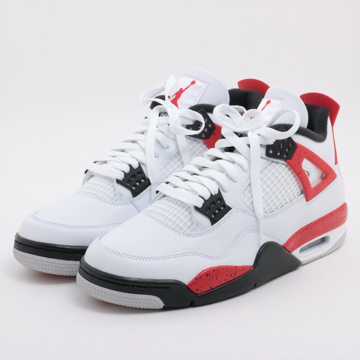 ナイキ AIR JORDAN 4 レザー ハイカットスニーカー 27.5cm メンズ ホワイト DH6927-161