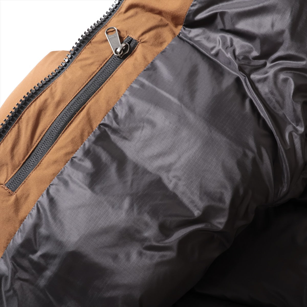 ノースフェイス ナイロン ダウンジャケット L メンズ ブラウン  ND91815 Belayer Parka