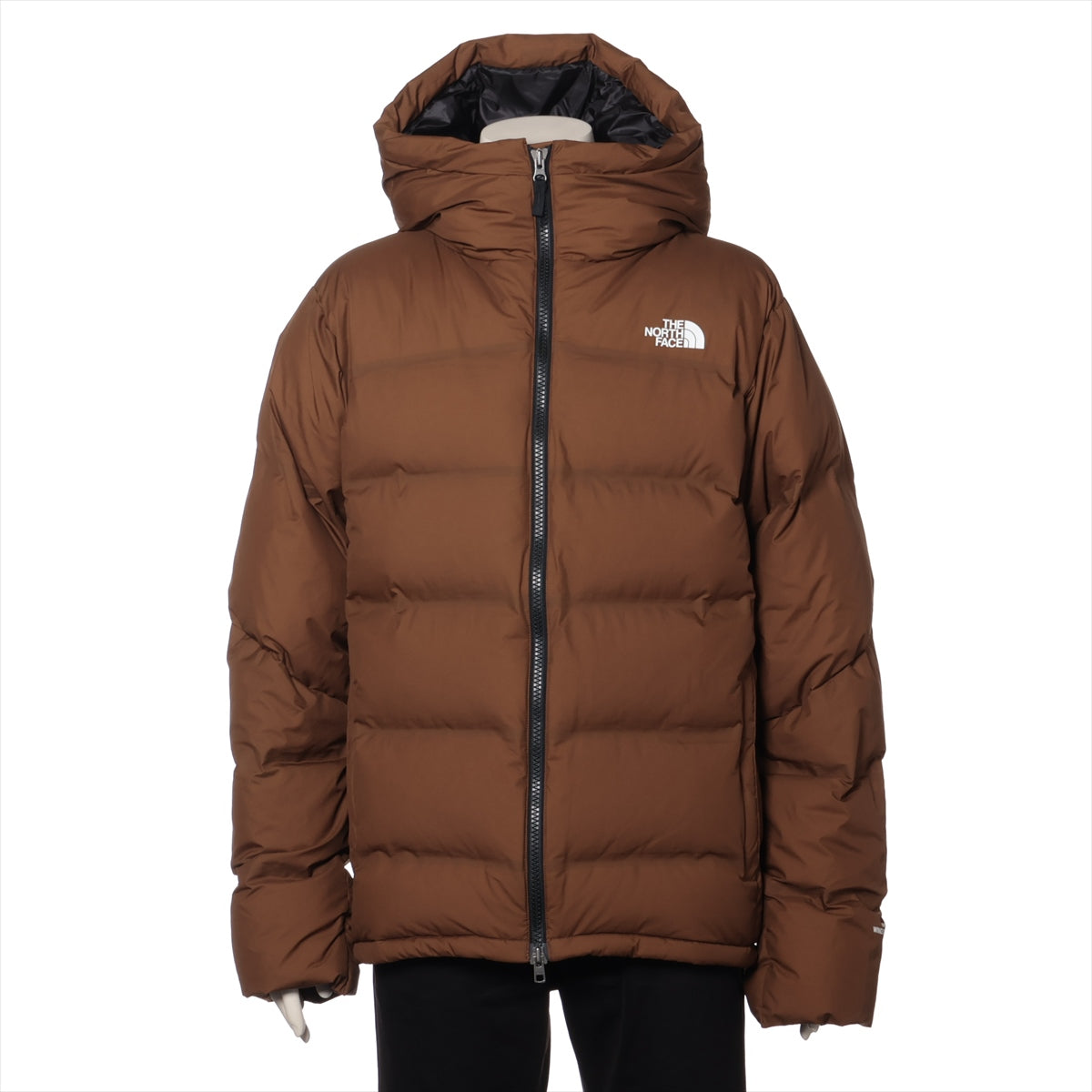 ノースフェイス ナイロン ダウンジャケット L メンズ ブラウン  ND91815 Belayer Parka