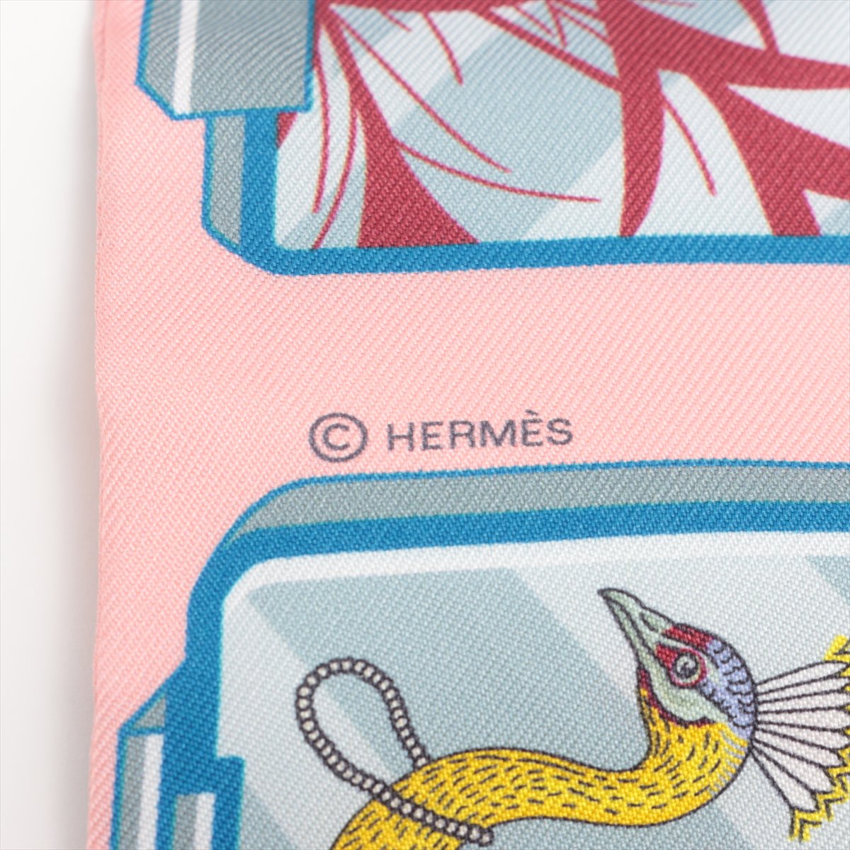 エルメス ツイリー HERMES STORY エルメス ストーリー スカーフ シルク ピンク