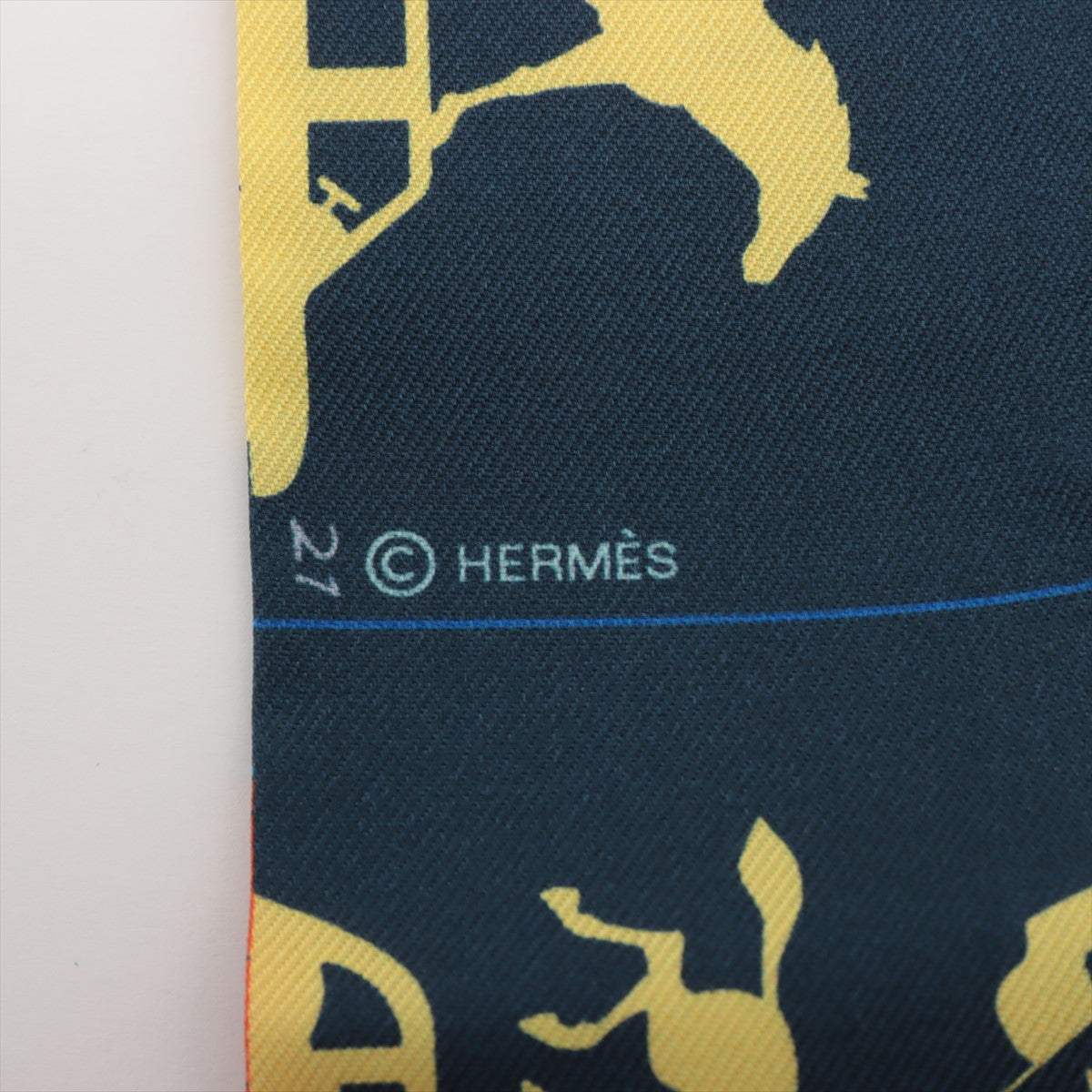 エルメス スカーフ シルク ブルー ツイリー HERMES PARADE エルメスパラード