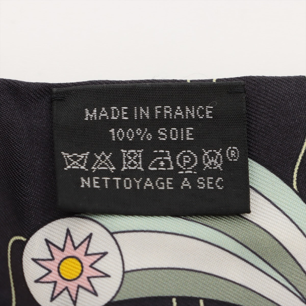 エルメス ツイリー HERMES SCARF ODYSSEY スカーフ シルク ブラック