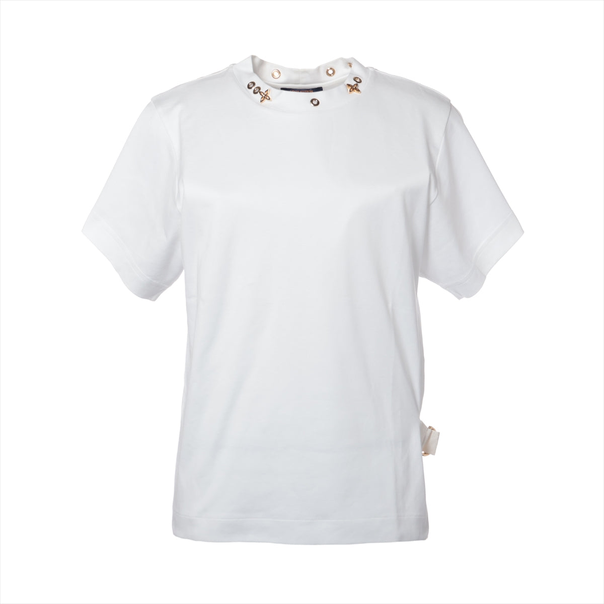 ルイヴィトン 19SS コットン Tシャツ S レディース ホワイト  サイドストラップ 1A4PF6 RW191W