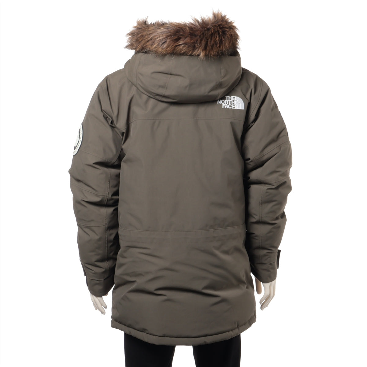 ノースフェイス ANTARCTICA PARKA ナイロン ダウンジャケット XL メンズ カーキ  ND91807