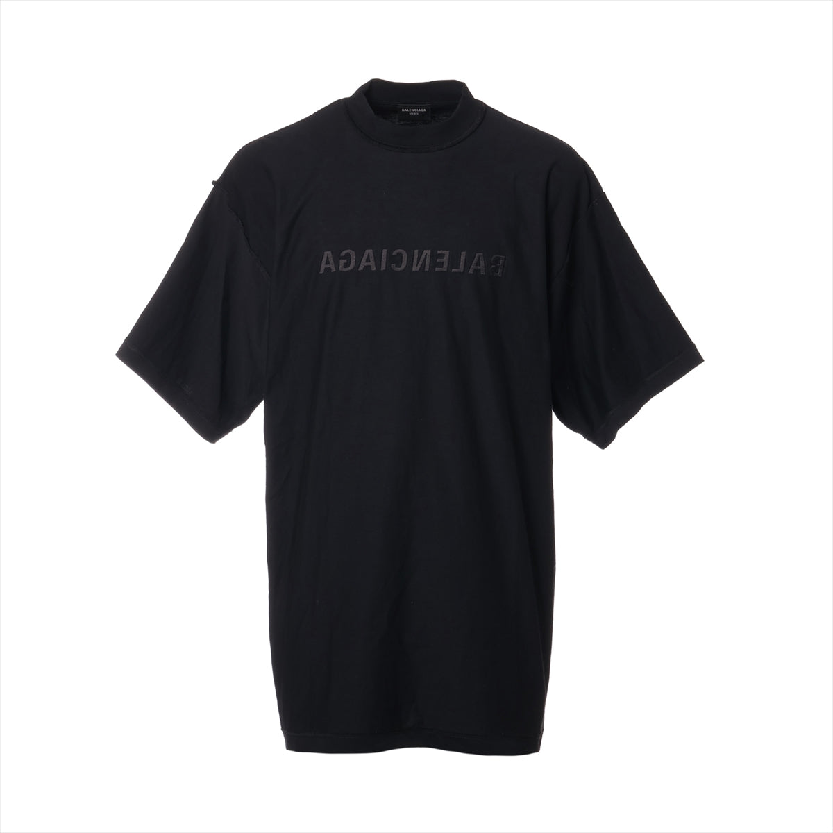 バレンシアガ 23年 コットン Tシャツ L メンズ ブラック  720198 インサイドアウト