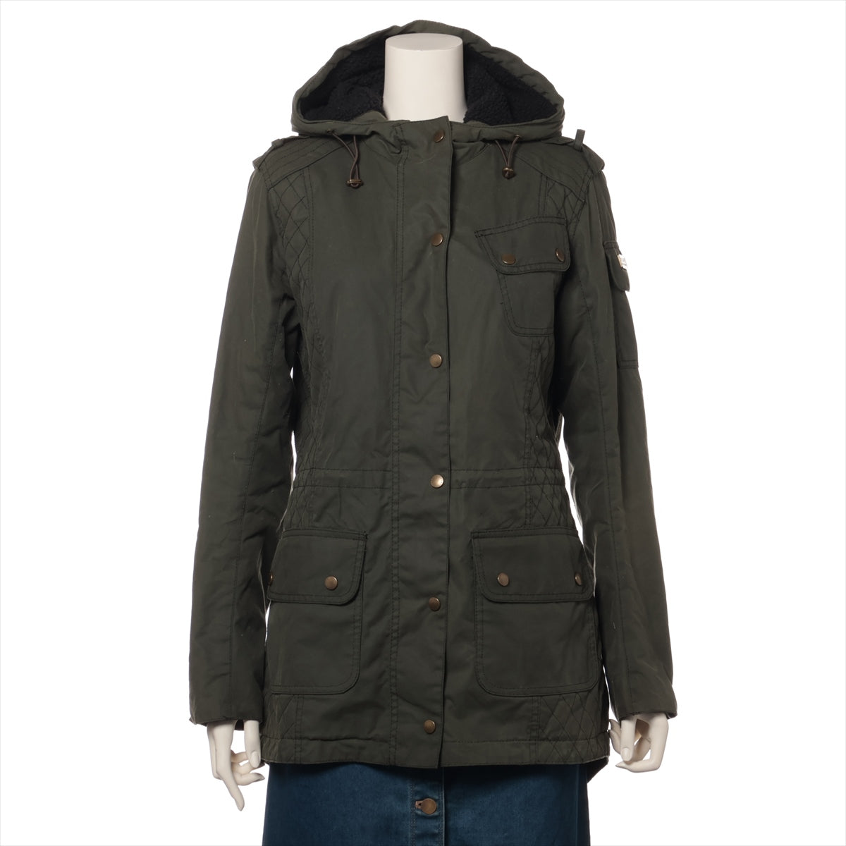 バブアー コットン×ポリエステル オイルドジャケット 10 レディース カーキ  1402165 dartford parka