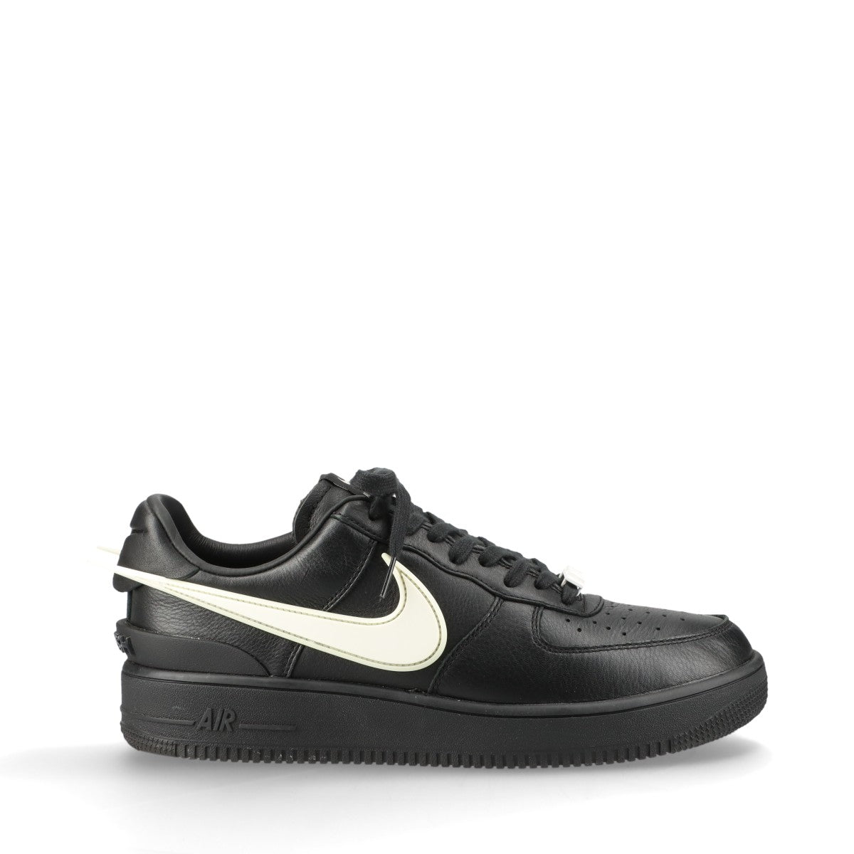 ナイキ×アンブッシュ AIR FORCE 1 LOW SP 23SS レザー スニーカー 29cm メンズ ブラック×ホワイト DV3464-001 替え紐付き