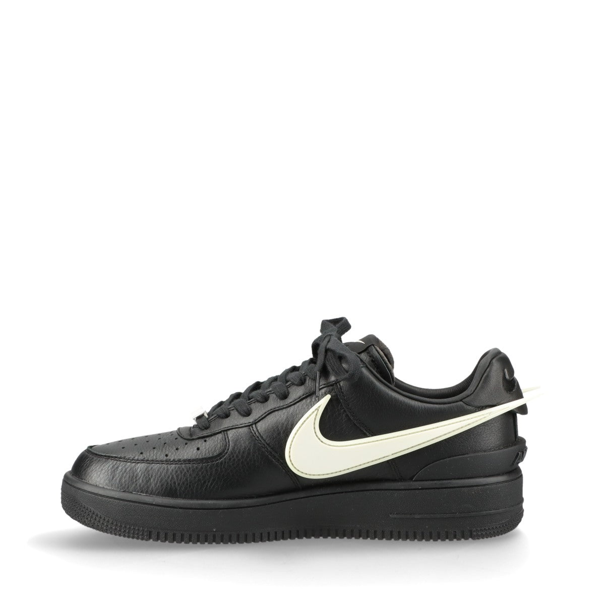 ナイキ×アンブッシュ AIR FORCE 1 LOW SP 23SS レザー スニーカー 29cm メンズ ブラック×ホワイト DV3464-001 替え紐付き