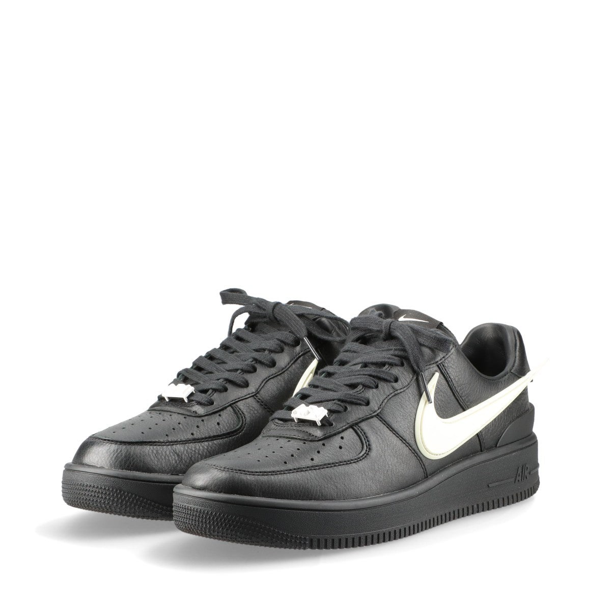 ナイキ×アンブッシュ AIR FORCE 1 LOW SP 23SS レザー スニーカー 29cm メンズ ブラック×ホワイト DV3464-001 替え紐付き