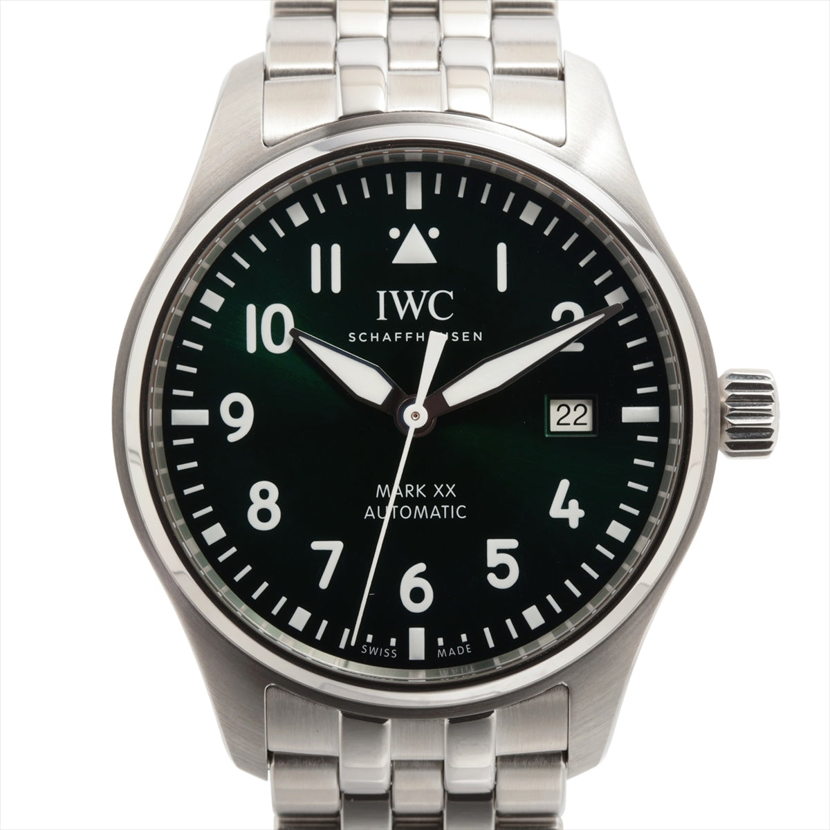 IWC パイロットウォッチ マーク XX IW328206 SS AT グリーン文字盤 あまりごま2