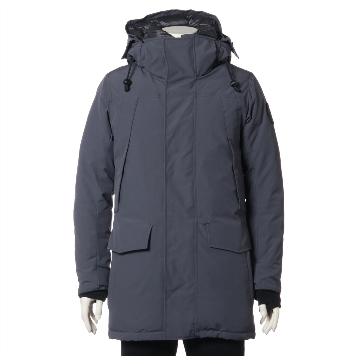 カナダグース SHERRIDON PARKA ポリエステル×コットン ダウンジャケット XS/TP メンズ グレー ファー欠品 2073MBA サザビー