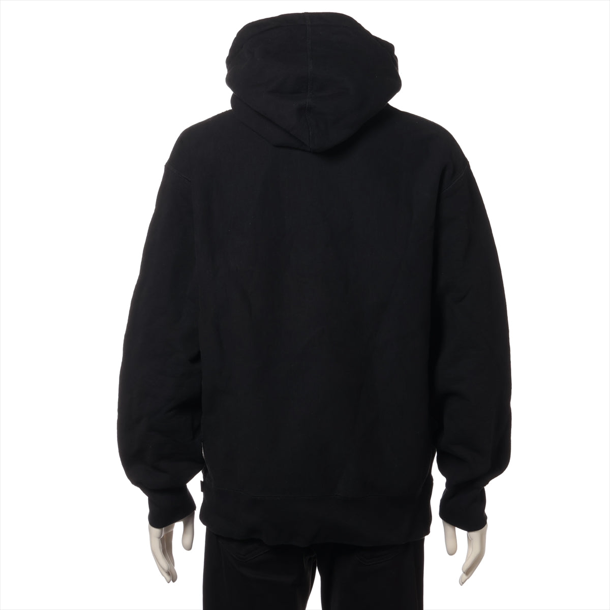 シュプリーム 22AW コットン×ポリエステル パーカー M メンズ ブラック  Capital Hooded Sweatshirt