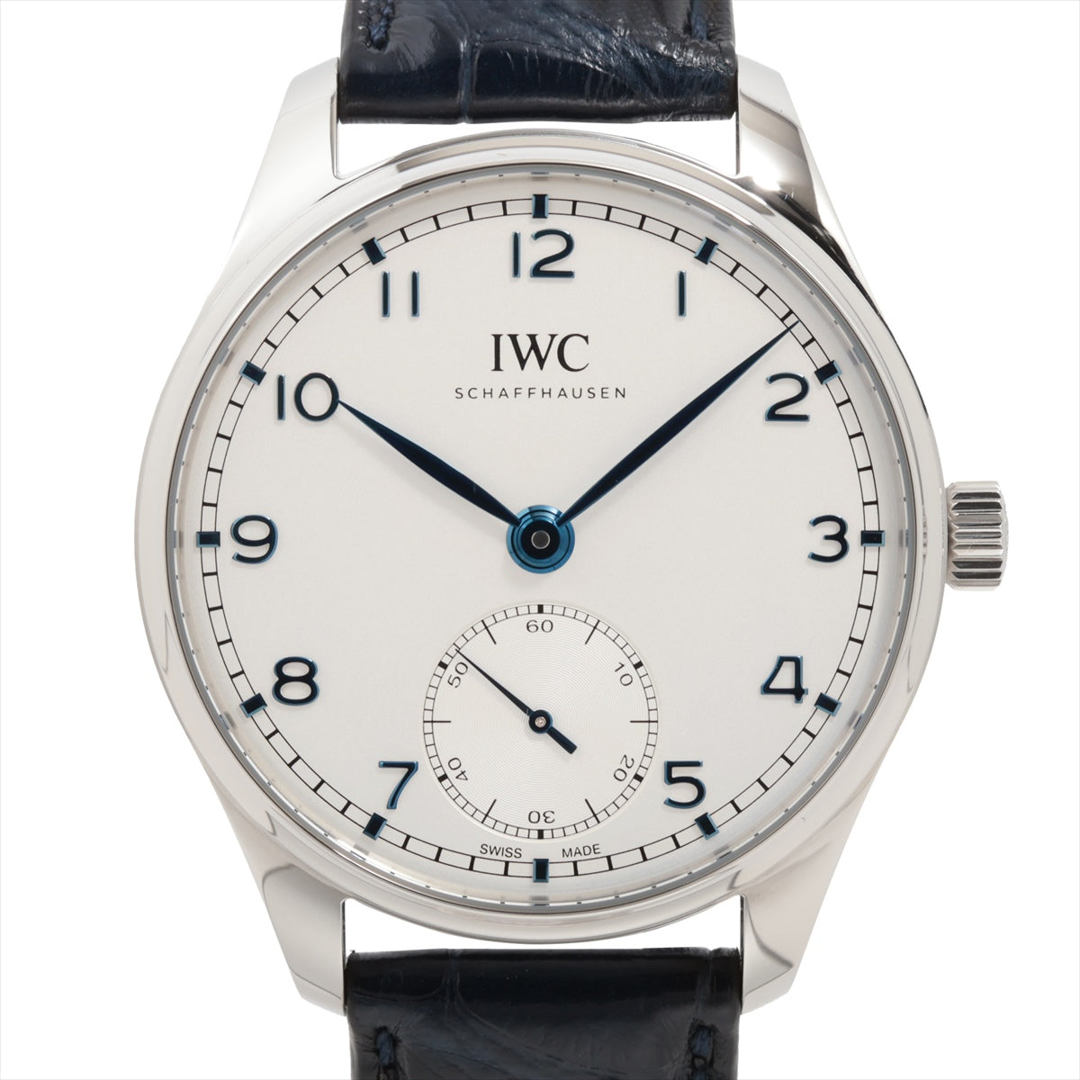 IWC ポルトギーゼ オートマティック 40 IW358304 SS×革 AT シルバー文字盤