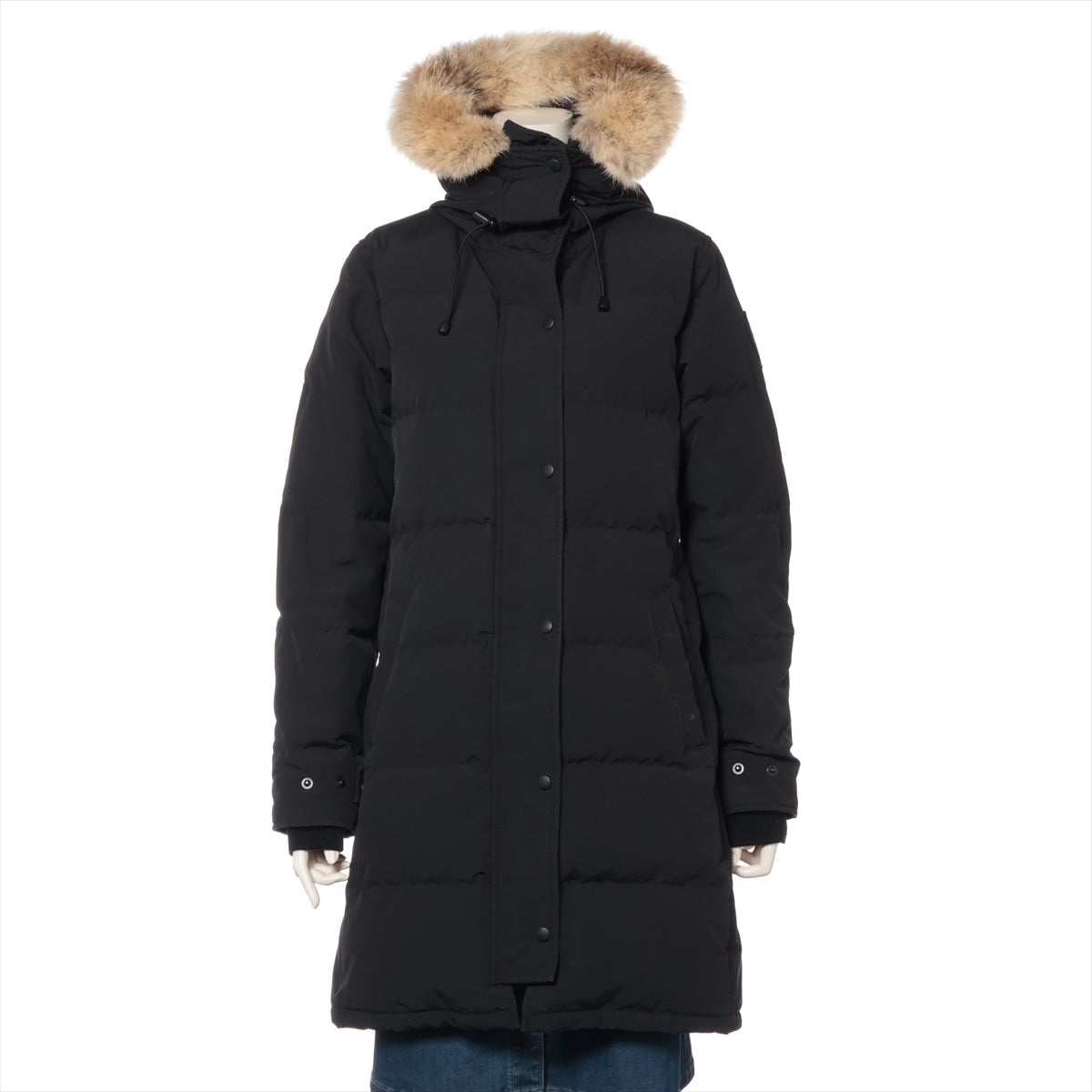 カナダグース SHELBURNE PARKA コットン×ポリエステル ダウンコート M/M レディース ブラック  3802LB  ファー取り外し可