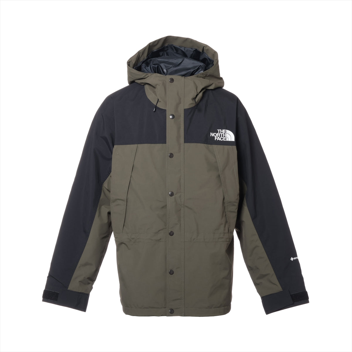 ノースフェイス ナイロン マウンテンパーカー L メンズ ブラック×カーキ  NP62236  Mountain Light Jacket