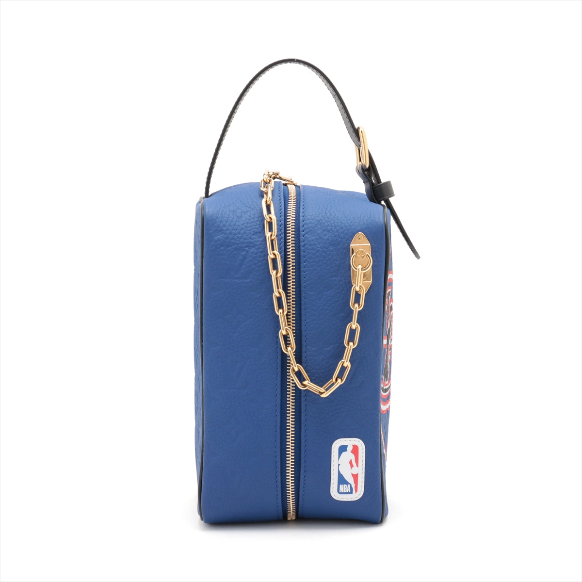 ルイヴィトン×NBA モノグラム エンボス ドップキット M21106 ブルー RFID反応あり