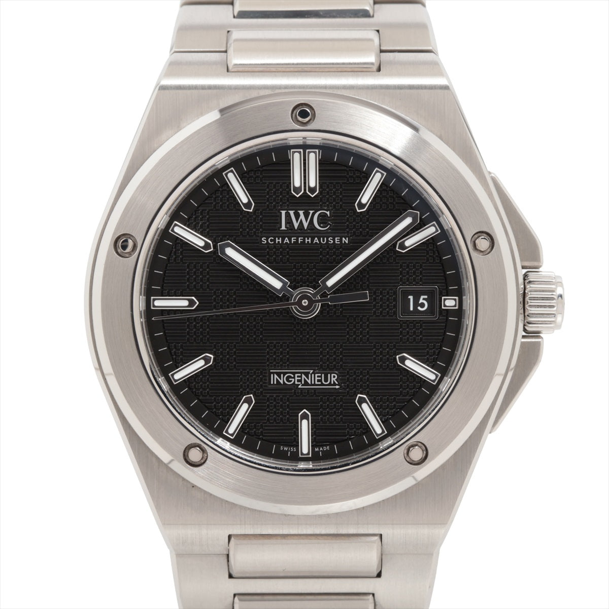 IWC インヂュニア IW328901 SS AT 黒文字盤