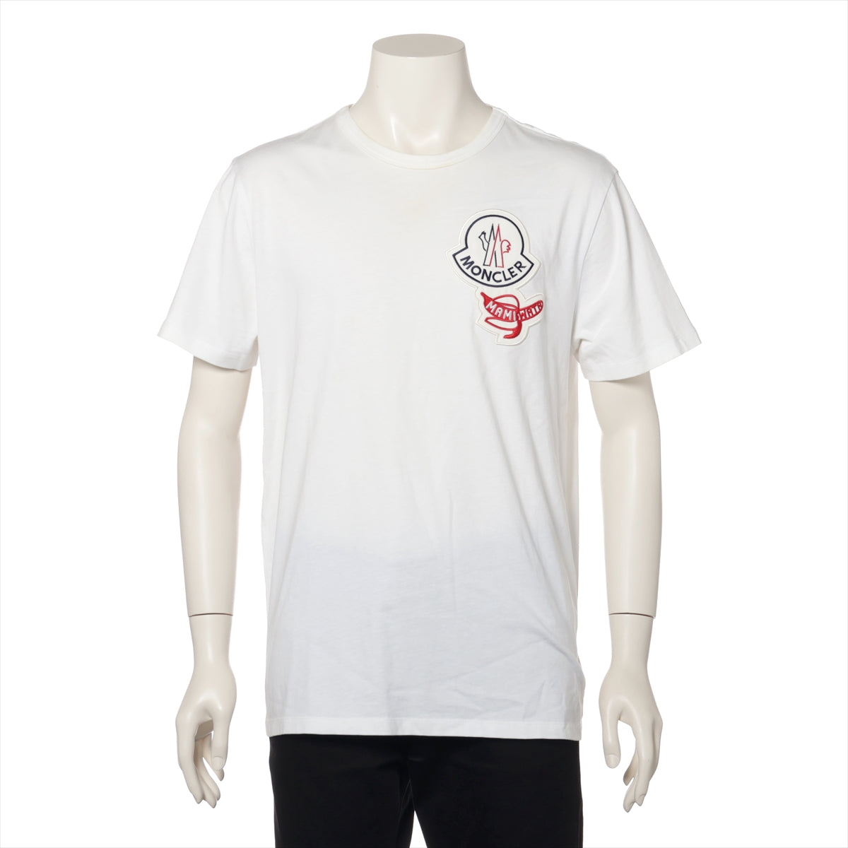 モンクレールジーニアス 1952 19年 コットン Tシャツ M メンズ ホワイト  F10928C71200