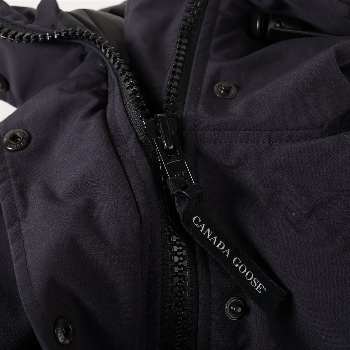 カナダグース SHELBURNE PARKA コットン×ポリエステル×ナイロン ダウンコート FUSION M/M レディース ネイビー  3802LA サザビー ファー取り外し可