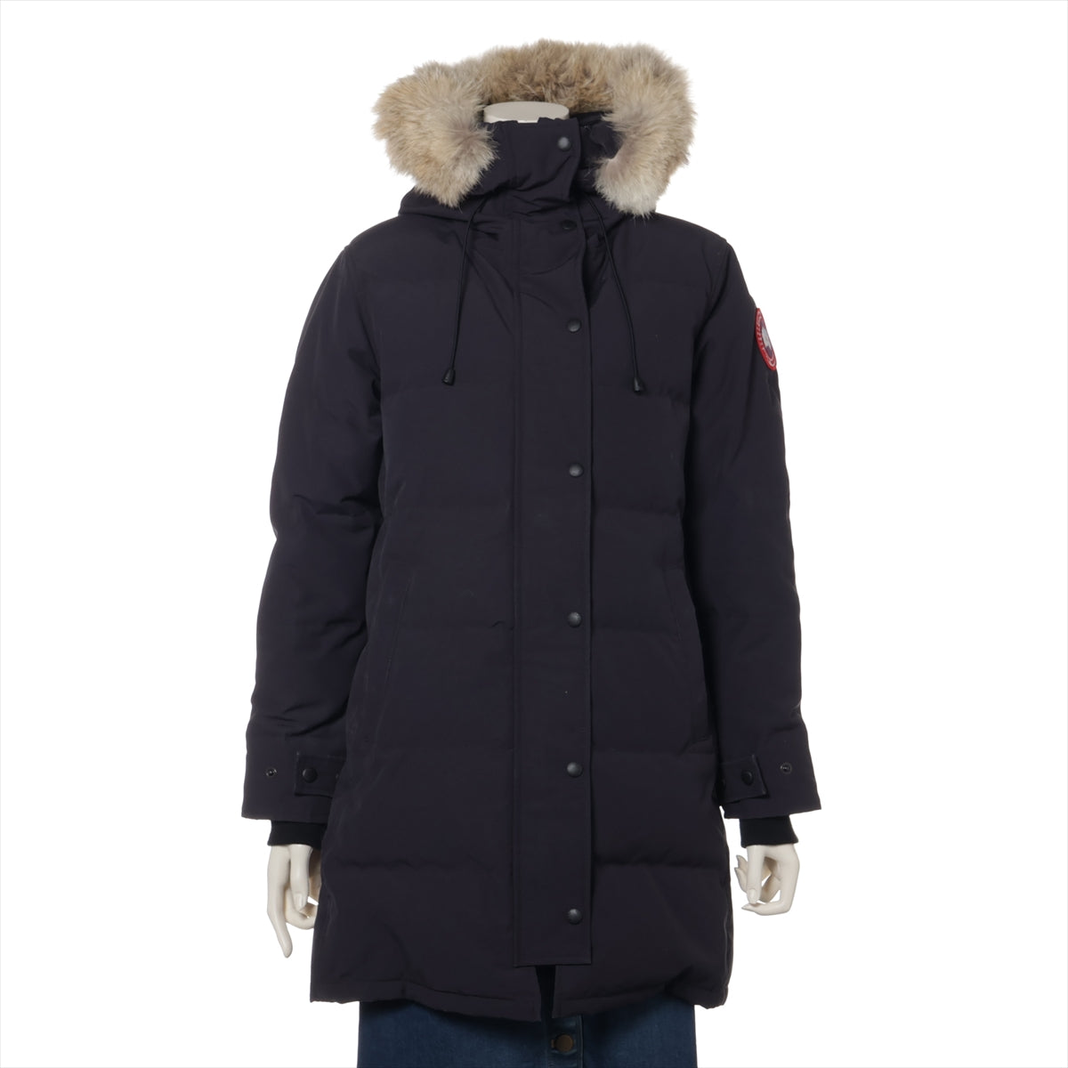 カナダグース SHELBURNE PARKA コットン×ポリエステル×ナイロン ダウンコート FUSION M/M レディース ネイビー  3802LA サザビー ファー取り外し可