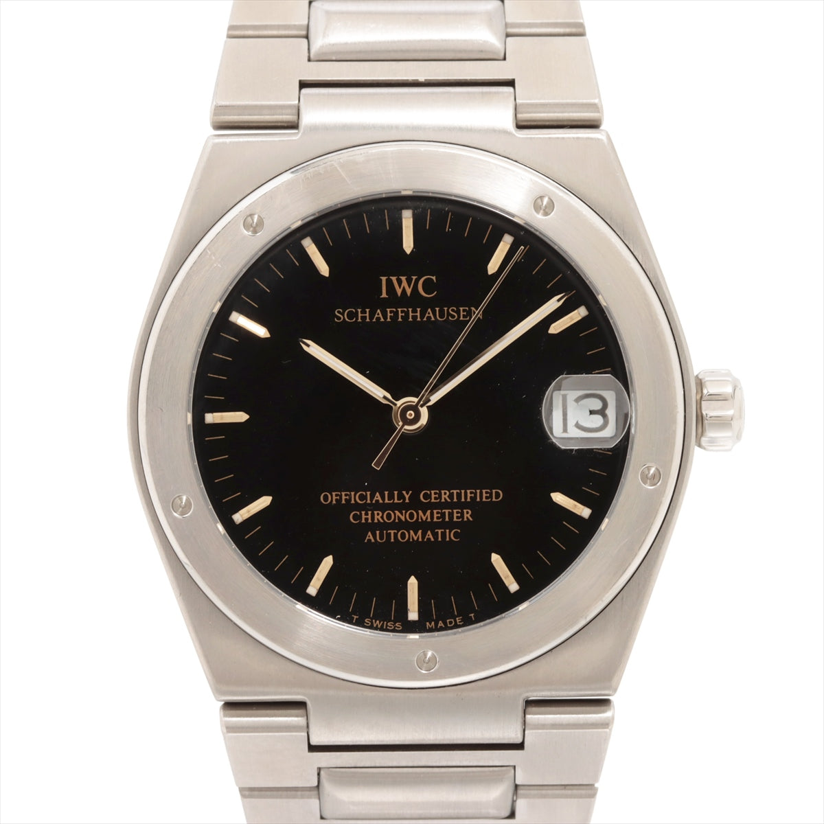 IWC インヂュニア IW352102 SS AT 黒文字盤