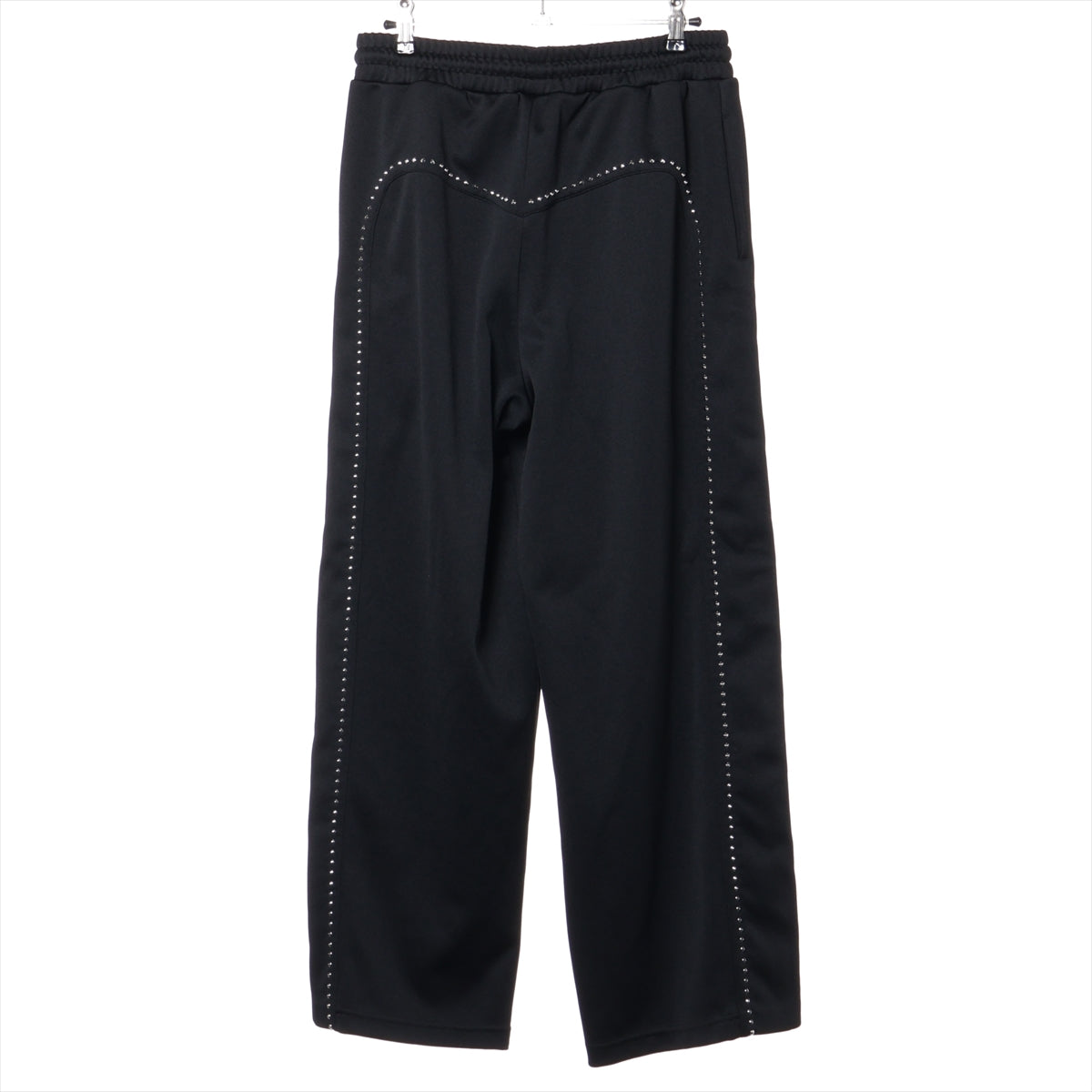 セリーヌ エディ期 ポリエステル スウェットパンツ S メンズ ブラック  2Z166121O STUDS TRACK PANTS