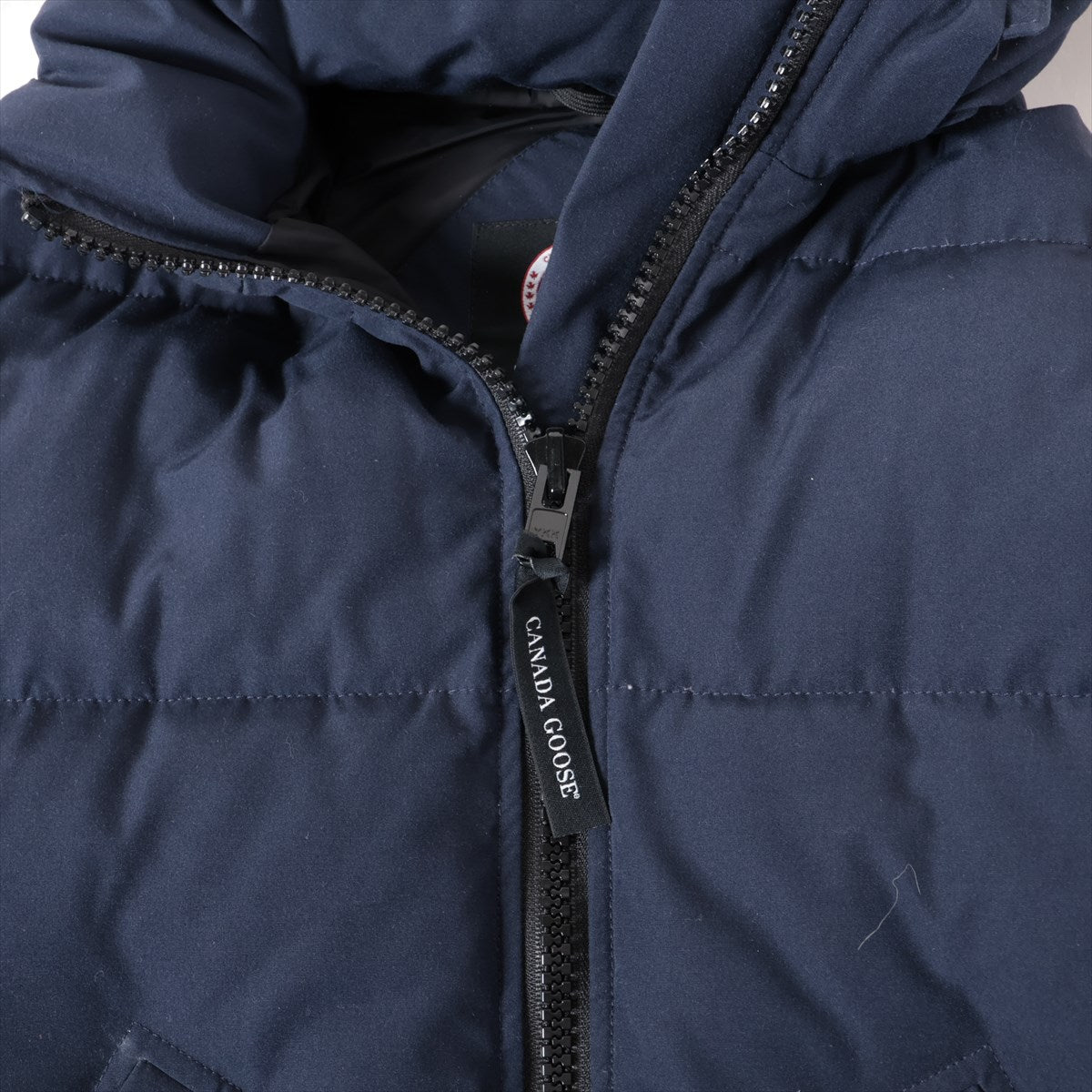 カナダグース MYSTIQUE PARKA コットン×ポリエステル ダウンコート S/P レディース ネイビー  3035L ファー取り外し可 スレ有