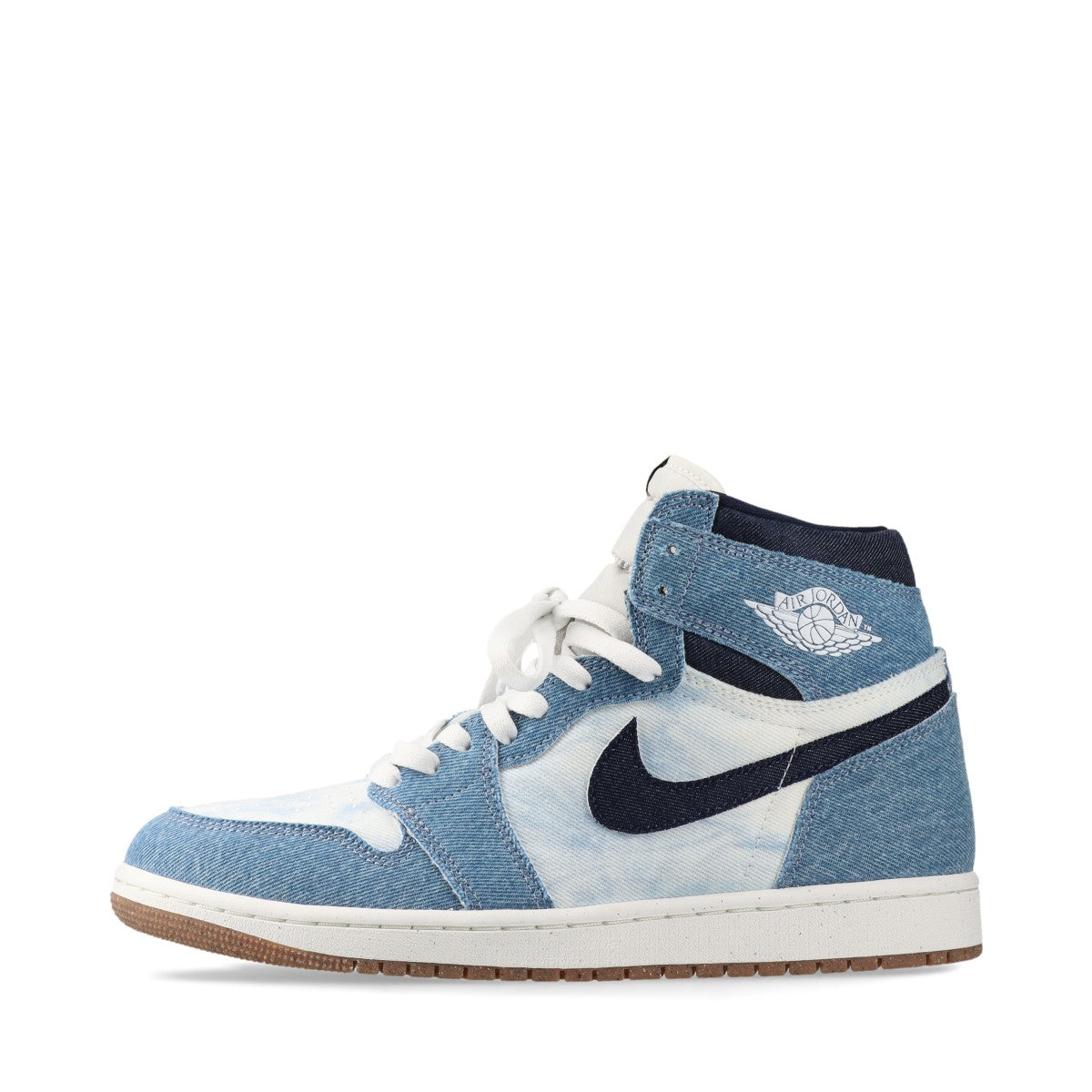 ナイキ AIR JORDAN 1 RETRO HIGH OG 24SS デニム ハイカットスニーカー 27.5cm メンズ  ブルー×ホワイト｜a3199472｜中古ブランド品・ブランド古着通販｜ALLU（アリュー）