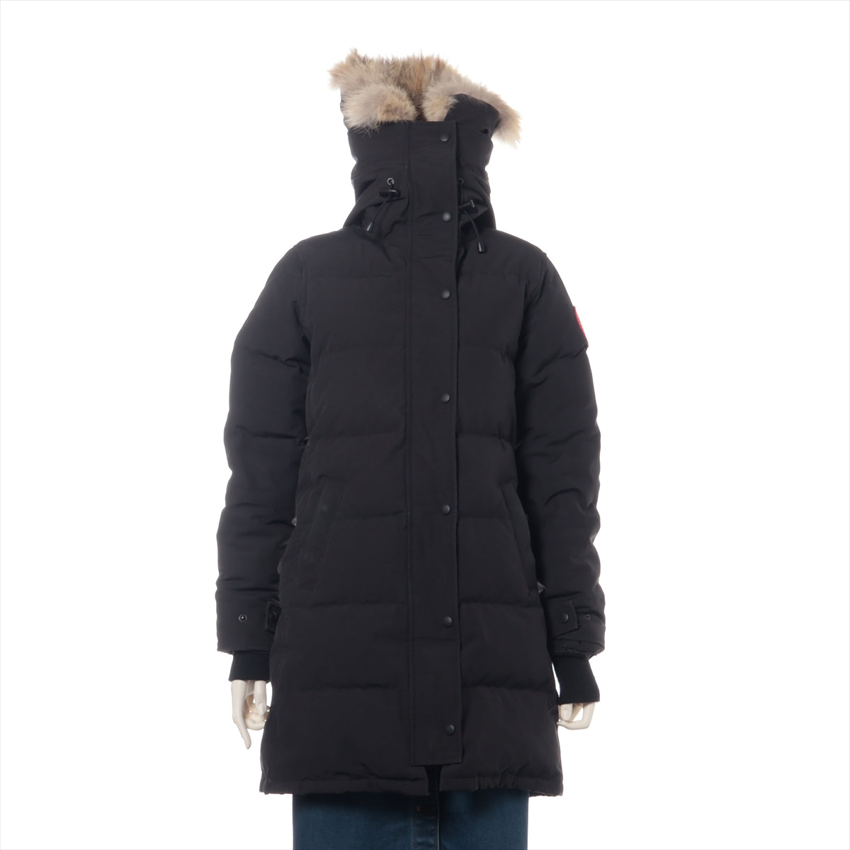 カナダグース SHELBURNE PARKA コットン×ポリエステル×ナイロン ダウンコート XS/TP レディース ブラック  3802L ファー取り外し可