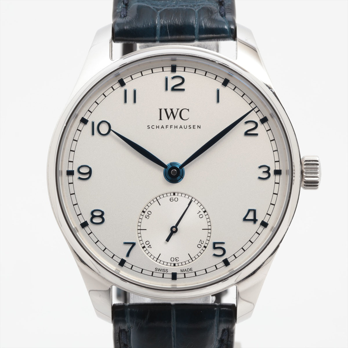 IWC ポルトギーゼ オートマティック 40 IW358304 SS×革 AT シルバー文字盤