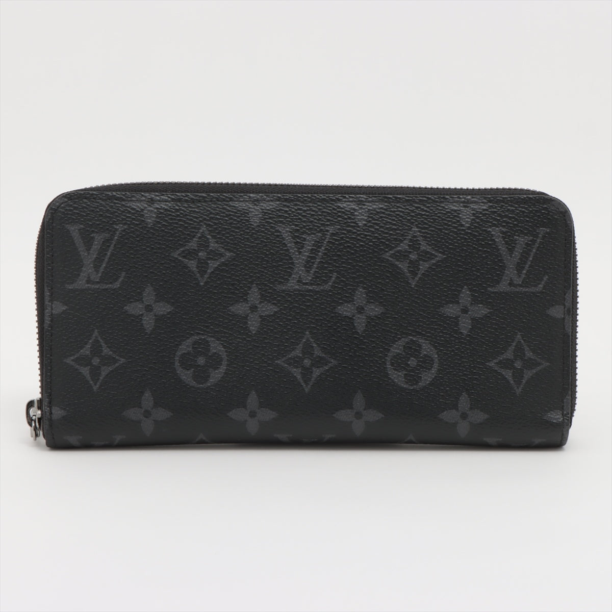 外超美品】ルイヴィトン LOUIS VUITTON モノグラム エクリプス トランク ジッピーウォレット ラウンドファスナー長