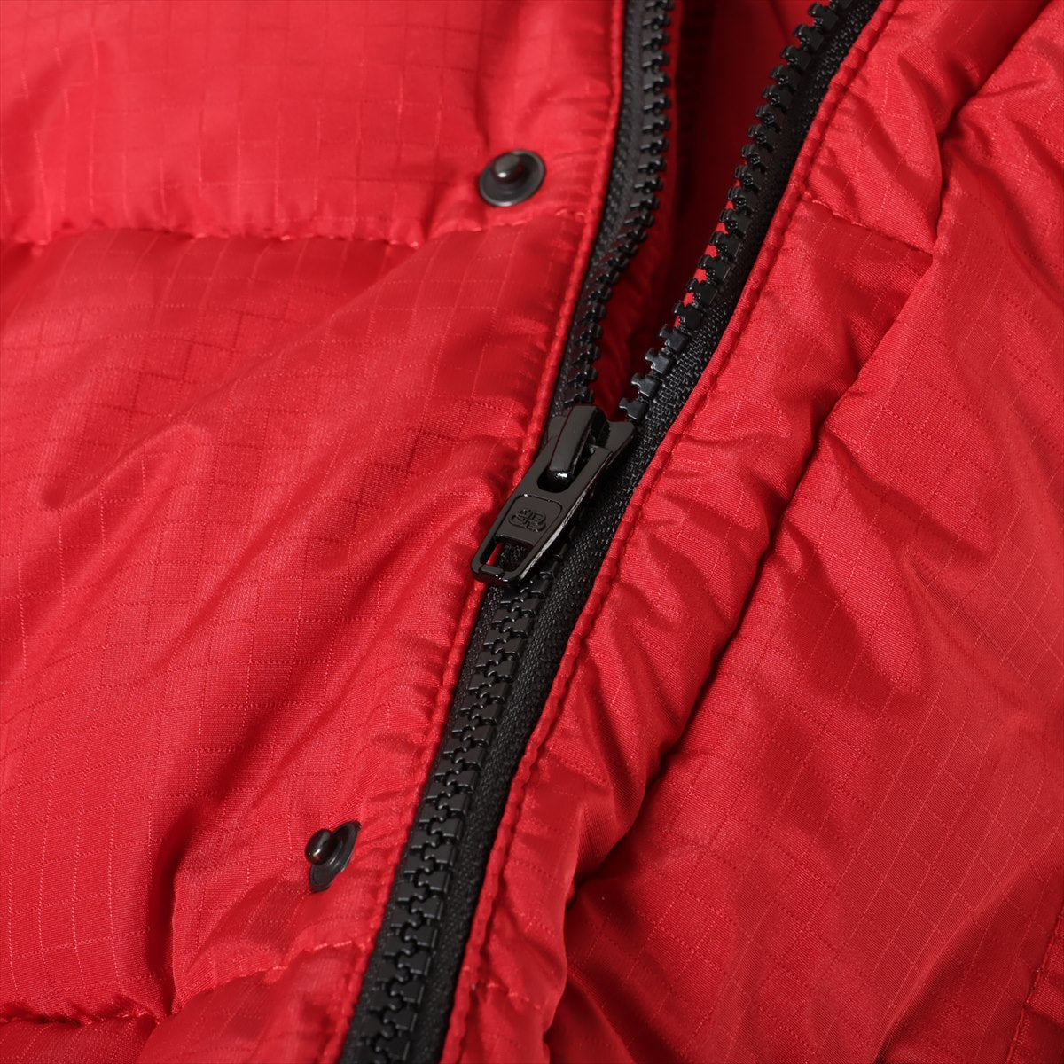 バレンシアガ 19年 ポリエステル 中綿ジャケット 38 レディース レッド  555346 New Swing Puffer フード取り外し可