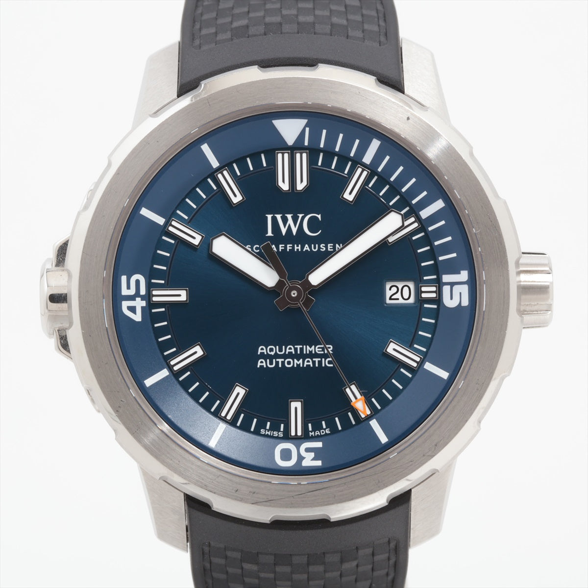 IWC アクアタイマー エクスペディション ジャック＝イヴ・クストー IW329005 SS×ラバー AT 青文字盤