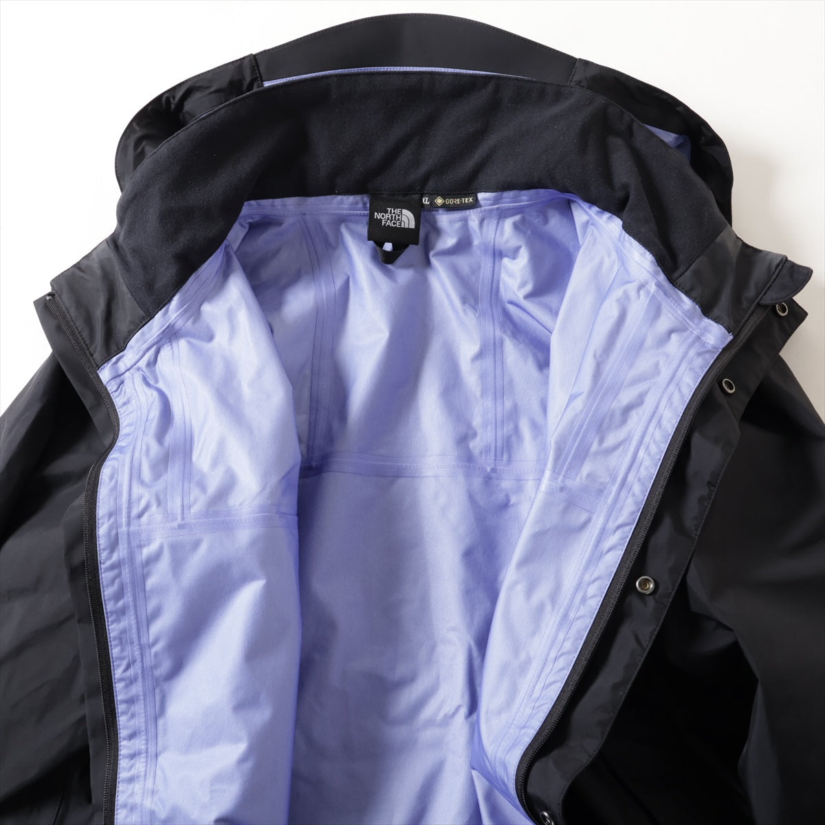 ノースフェイス ナイロン ジャケット XL メンズ ブラック  フード収納可 NP12333   MOUNTAIN RAINTEX JACKET