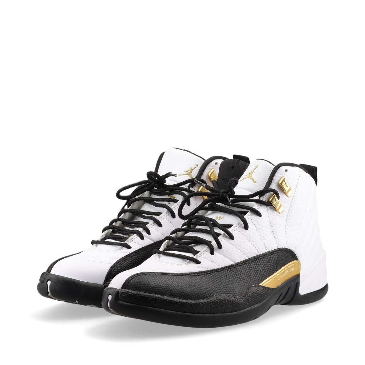 ナイキ AIR JORDAN 12 RETRO レザー スニーカー 28cm メンズ ホワイト×ブラック  CT801 3-170 Royalty