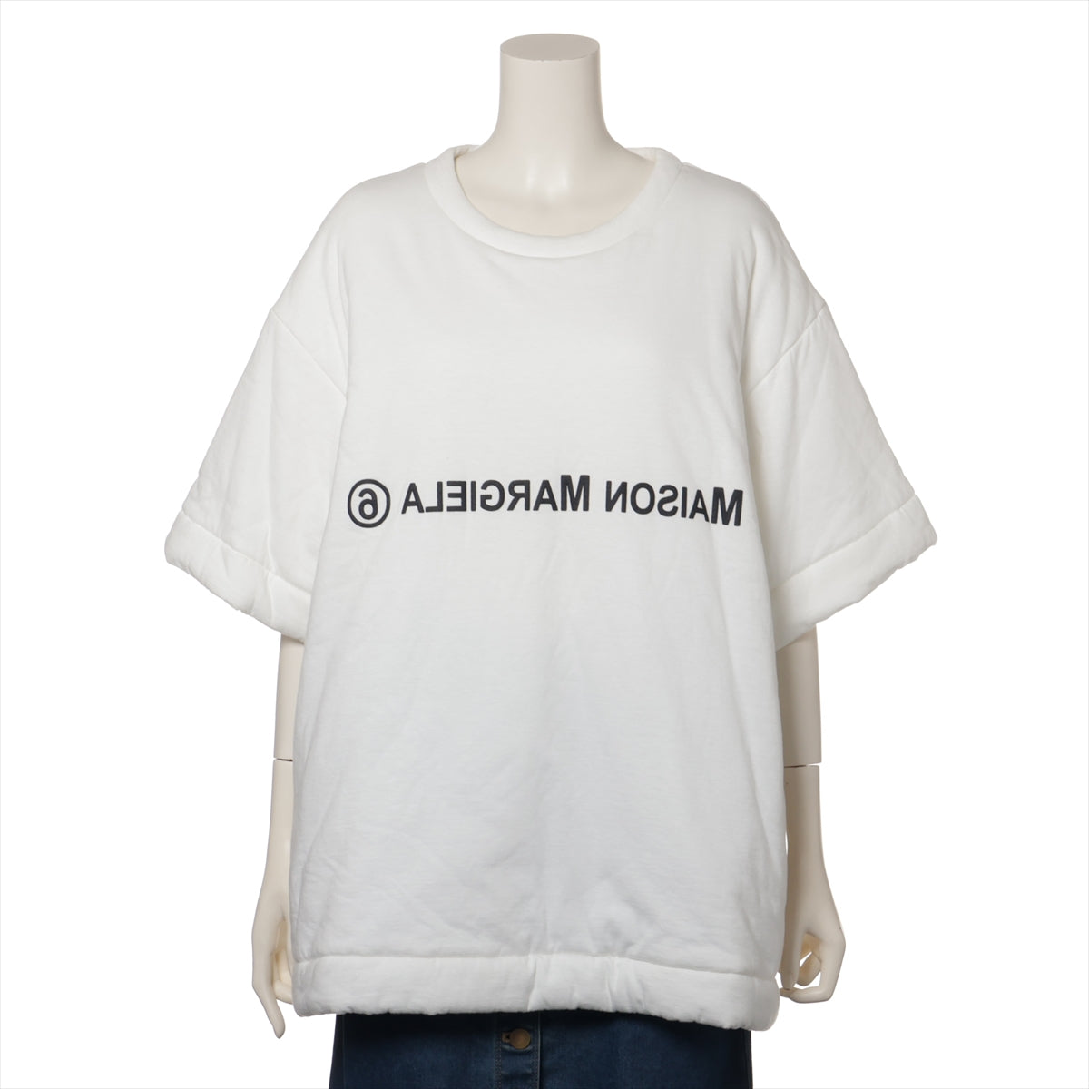 MM6 19AW コットン Tシャツ S レディース ホワイト  S62GD0017 6