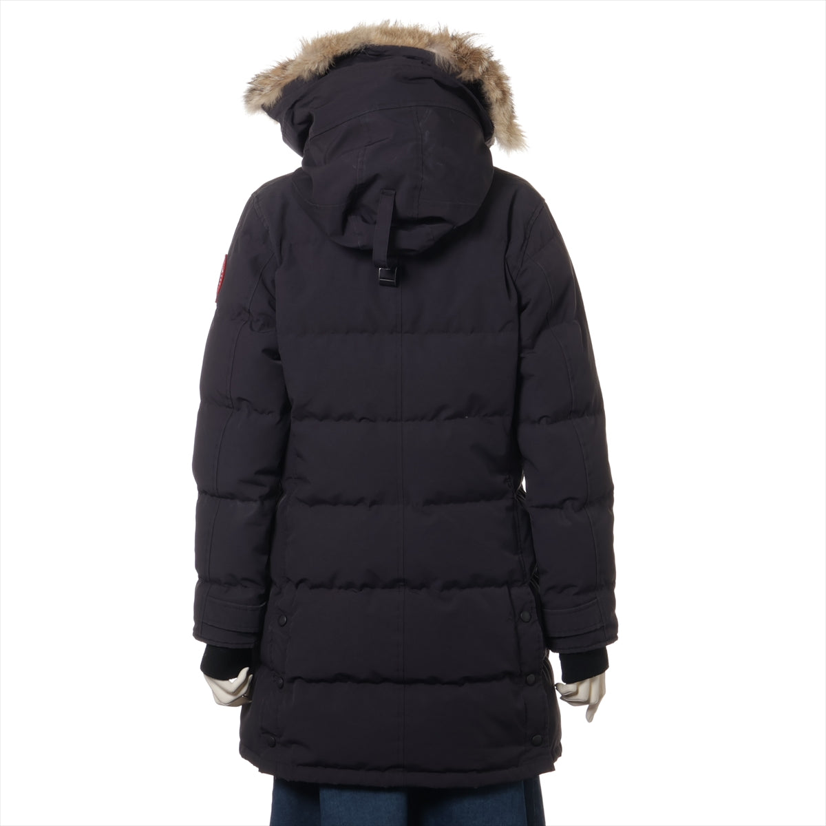 カナダグース SHELBURNE PARKA コットン×ポリエステル ダウンジャケット M レディース ネイビー  3802LA サザビー ファー取り外し可 スレあり